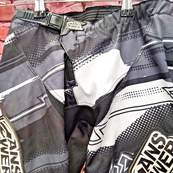 Youth Sized Answer Brand Logo Motocross Syncron Riding Set (Pants & Shirt) - Picture 9 of 14
